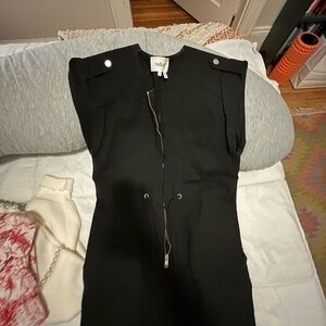 ba&sh Black Sleeveless Jumpsuit